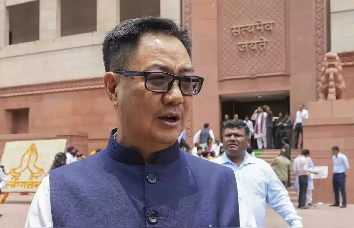 Union Minister Kiren Rijiju criticized the opposition for doing politics on the Union budget