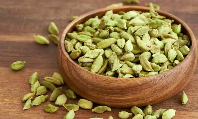Which vitamin is found in Cardamom