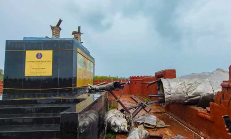 Statue of Chhatrapati Shivaji Maharaj collapsed in Sindhudurg, Maharashtra, know the reason