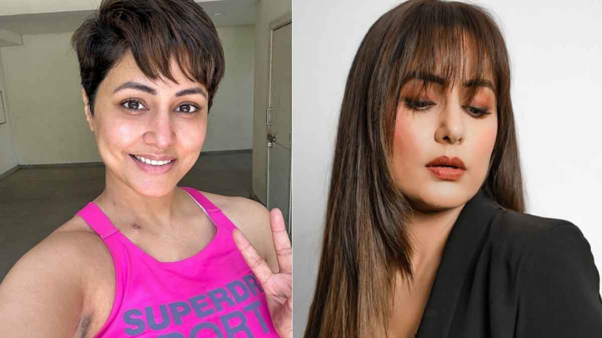 Hina Khan shaved her head after chemotherapy and surgery