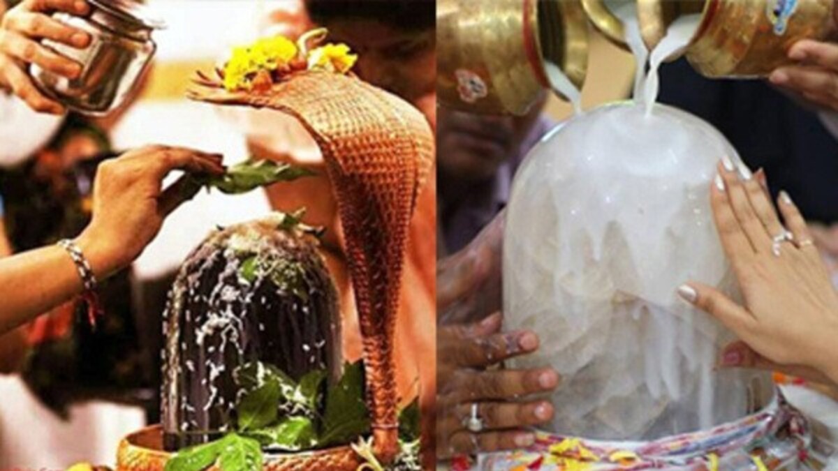 How should Belpatra leaf be offered on Shivling