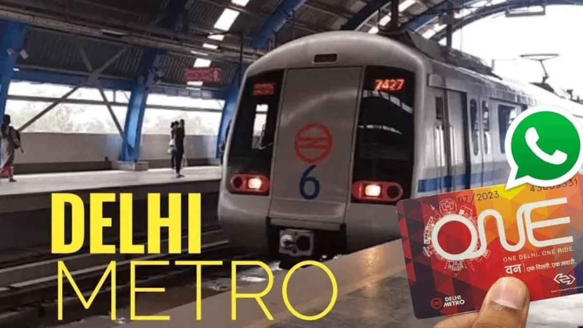 How to recharge Metro Card by WhatsApp