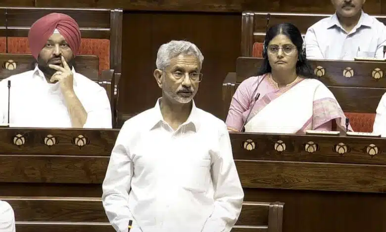 Jaishankar informed the Parliament about the situation in Bangladesh