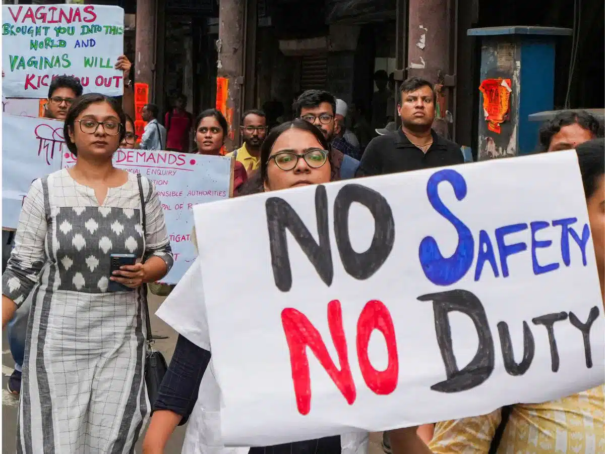 Kolkata rape and murder case Delhi AIIMS doctors demand central security law for healthcare workers