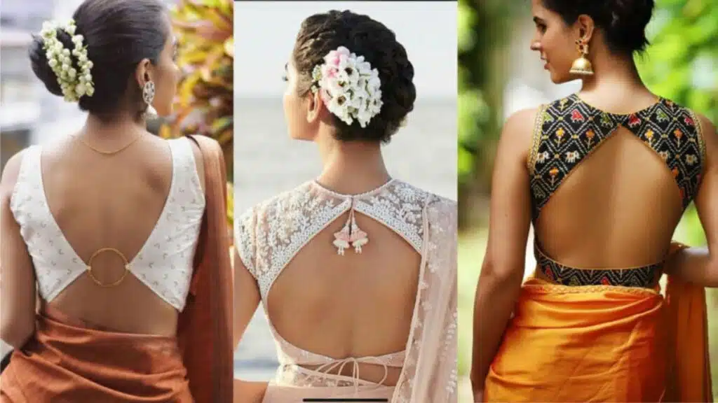 Make these 5 Backless blouse designs to look like a celebrity