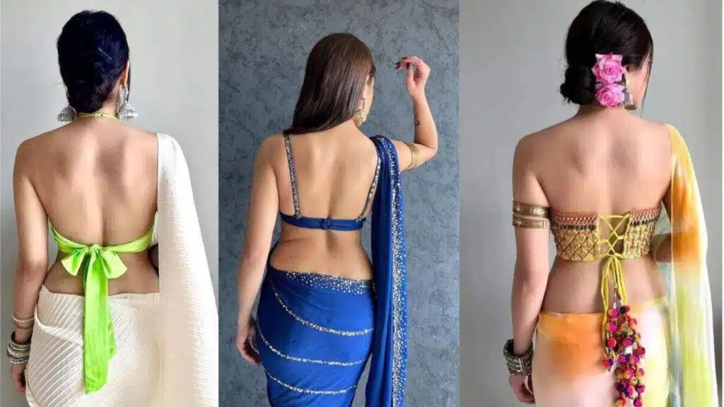 Make these 5 Backless blouse designs to look like a celebrity