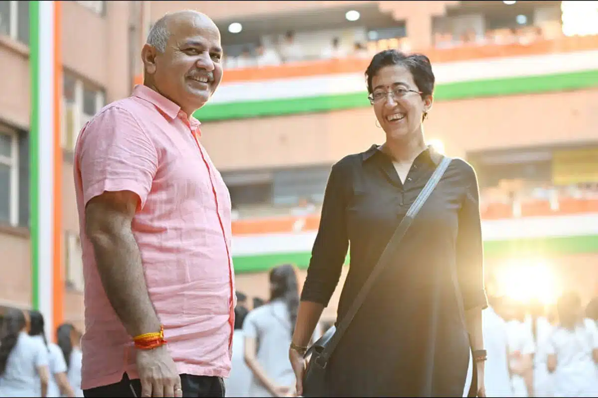 Manish Sisodia said I am happy that Atishi has further strengthened the education system of Delhi