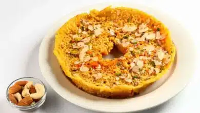 Prepare latticed Ghevar like this for Rakshabandhan