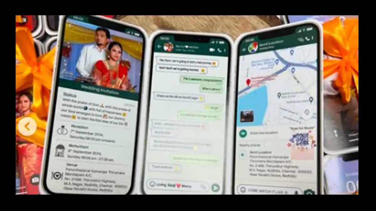 This is not an iPhone but a wedding Invitation Card, went viral on social media