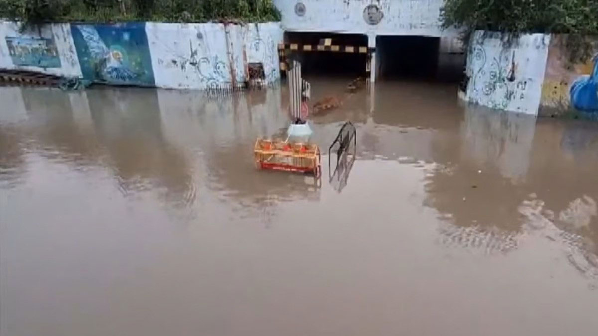 Waterlogging in Vapi after heavy rains in Gujarat