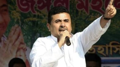 West Bengal Leader of Opposition Suvendu Adhikari and BJP MLAs protest in Assembly against Kolkata doctor rape-murder case