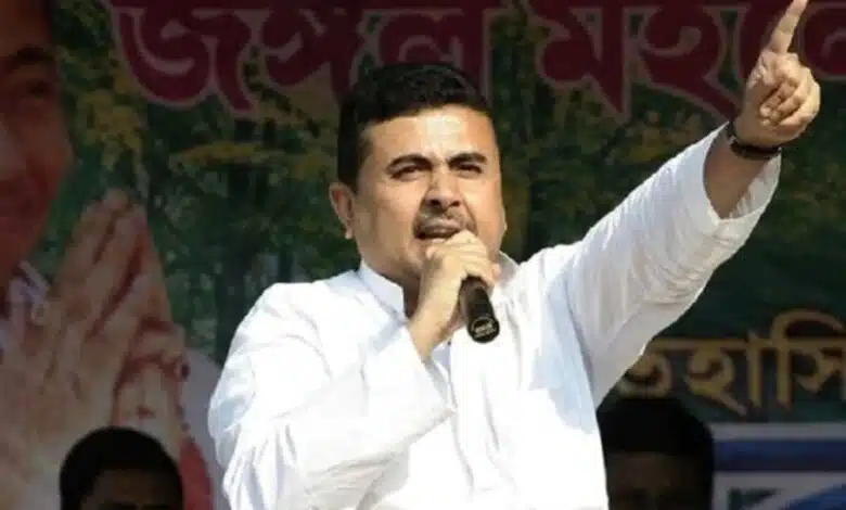 West Bengal Leader of Opposition Suvendu Adhikari and BJP MLAs protest in Assembly against Kolkata doctor rape-murder case