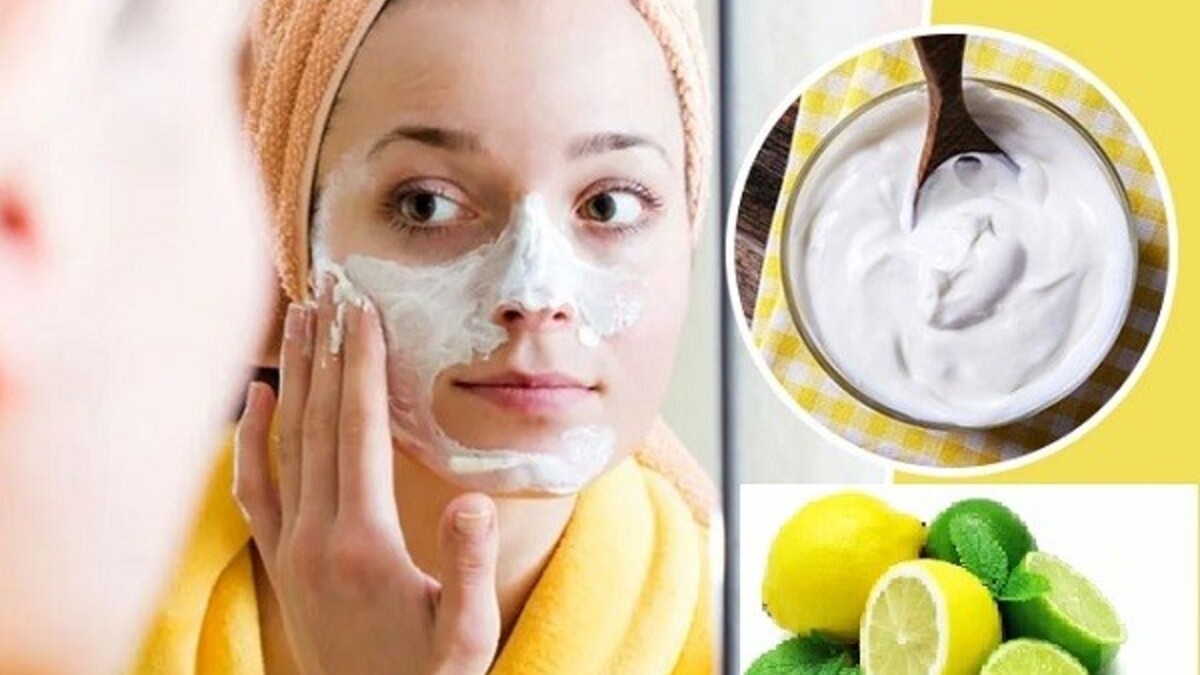 What happens if you mix lemon in curd and apply it on your face