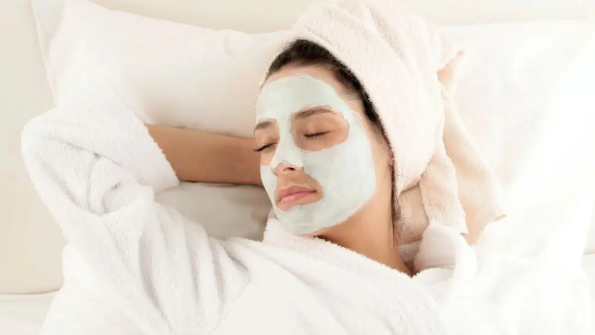 What should you apply on your face at night for glowing skin