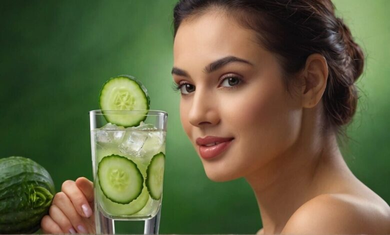 Which vitamin is found most in cucumber?