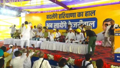 AAP MP Sanjay promises to implement Delhi CMs 5 guarantees in Haryana