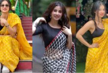 5 Beautiful Contrast Saree Blouses By Monami Ghosh To Slay