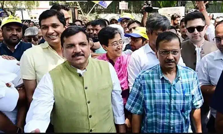 AAP targets BJP over Arvind Kejriwal's arrest and said This is a well planned conspiracy