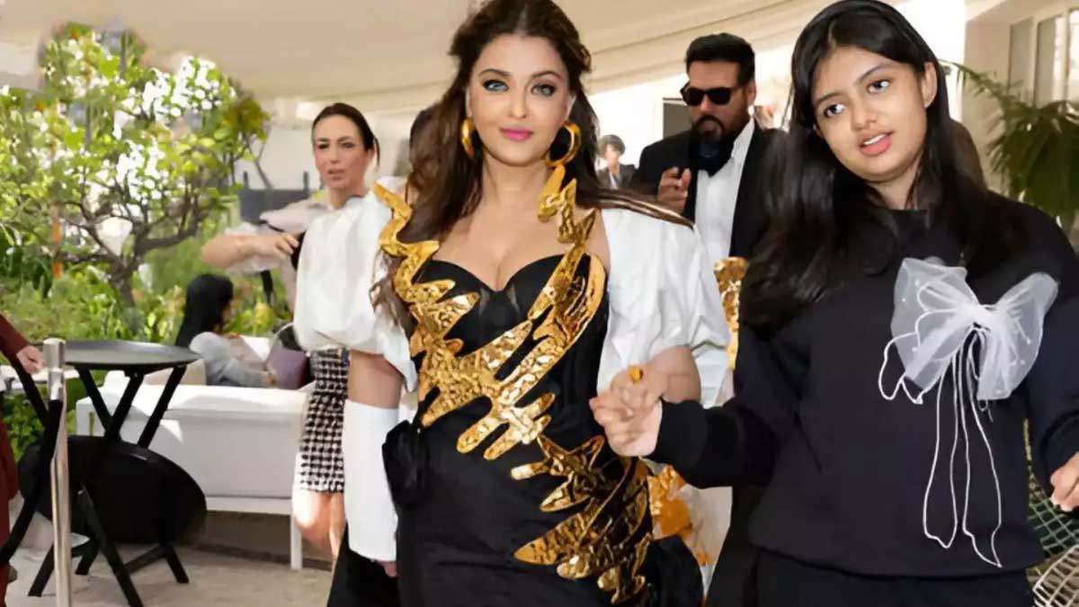 Aaradhya Bachchan is learning from her mother Aishwarya.