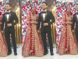 Adnan Sheikh and Ayesha's wedding photos is full of happiness