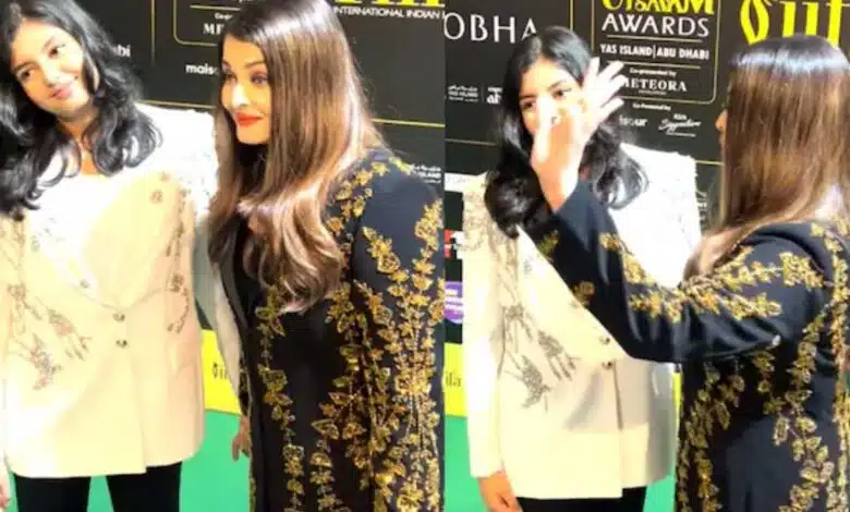 Aishwarya Rai Bachchan did the same fashion blast in Abu Dhabi Aaradhya clone 4