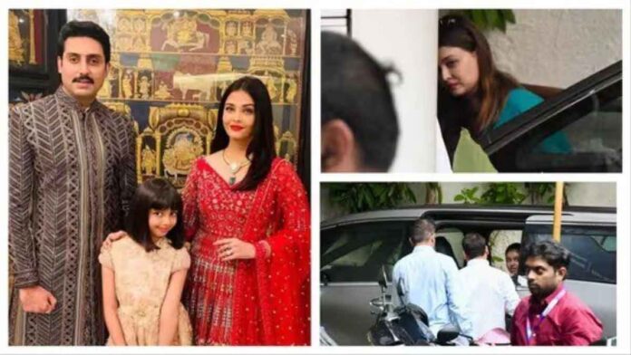 Amidst divorce rumours, Aishwarya Rai Bachchan arrives with daughter Aaradhya