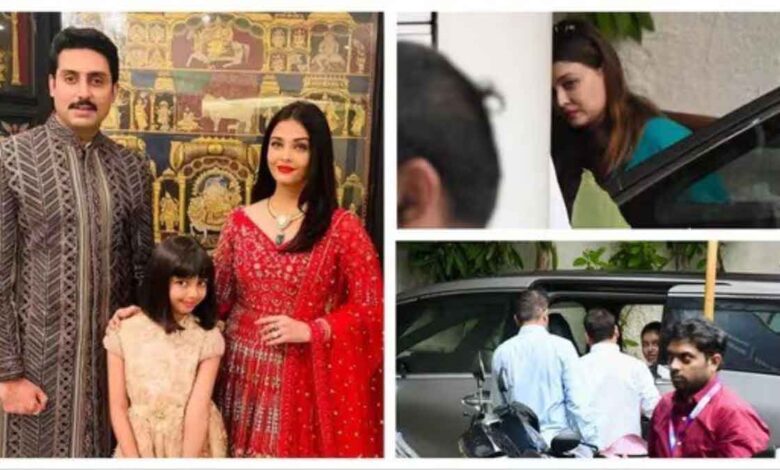 Amidst divorce rumours, Aishwarya Rai Bachchan arrives with daughter Aaradhya
