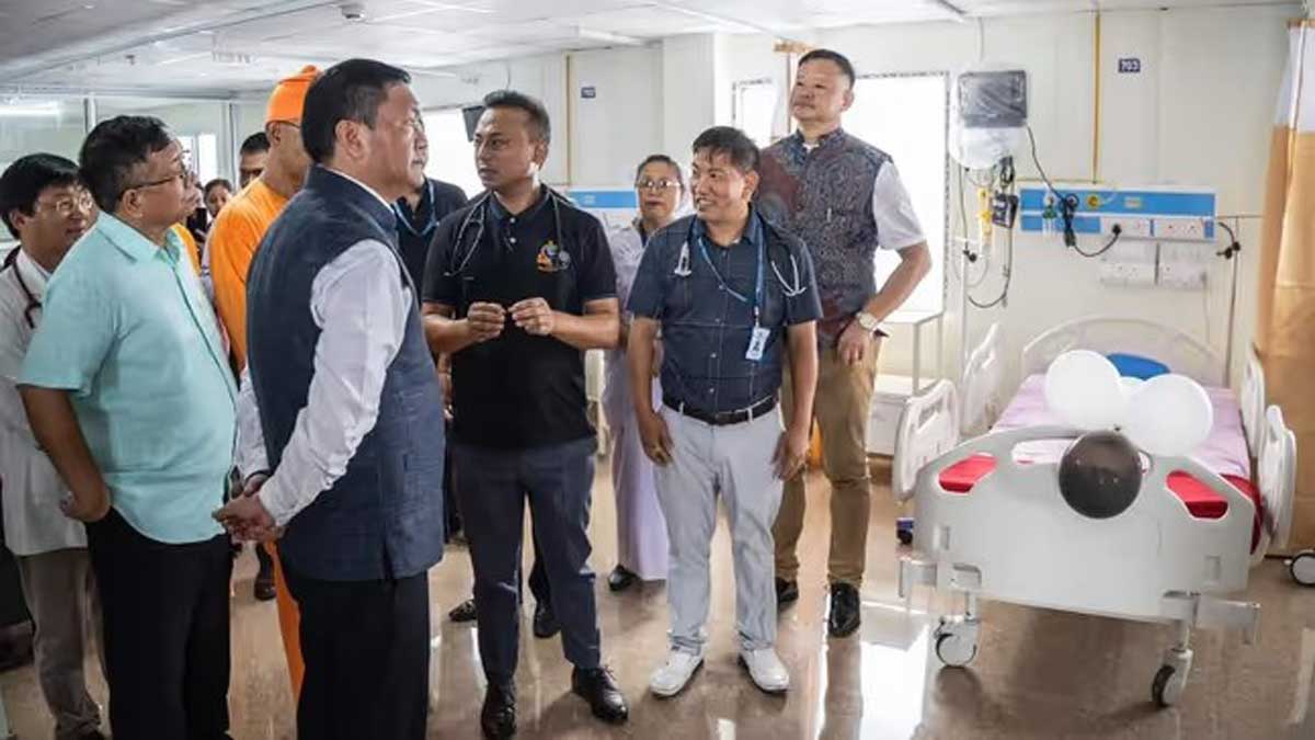 Arunachal CM Pema Khandu inaugurated the medical oxygen plant