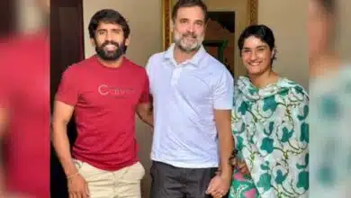 Before Haryana assembly elections Vinesh Phogat and Bajrang Punia joined Congress