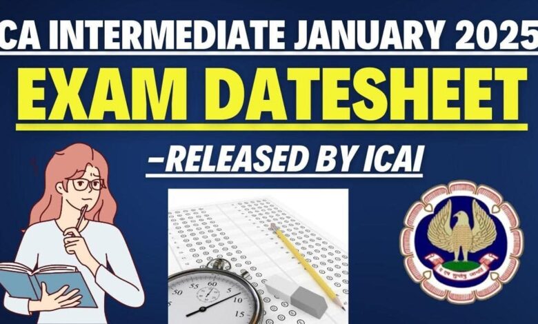 CA exam January 2025 datesheet released, see full schedule