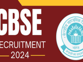 CBSE releases notification for recruitment exam 2024