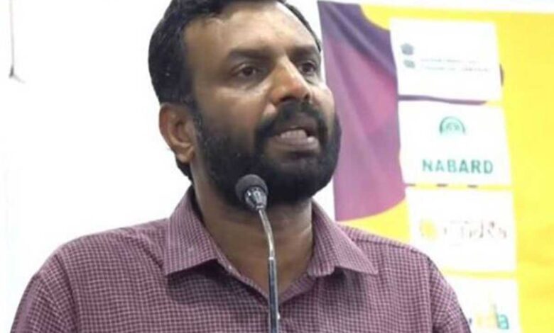 CPI MP P Sandosh Kumar criticized YSR Congress and TDP over Tirupati Prasadam controversy