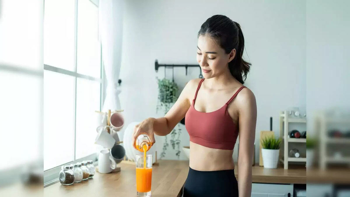 Carrot-coriander juice Drink this nutrient-rich drink and get glowing skin