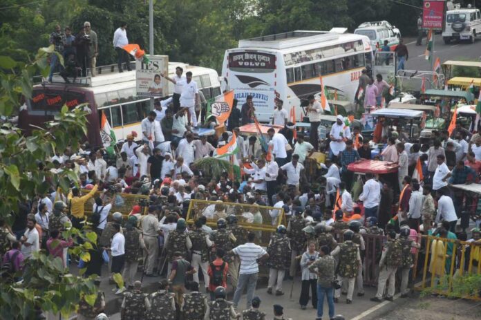 Congress takes out Kisan Nyay Yatra demanding MSP of soybean to be Rs 6000 per quintal in Madhya Pradesh