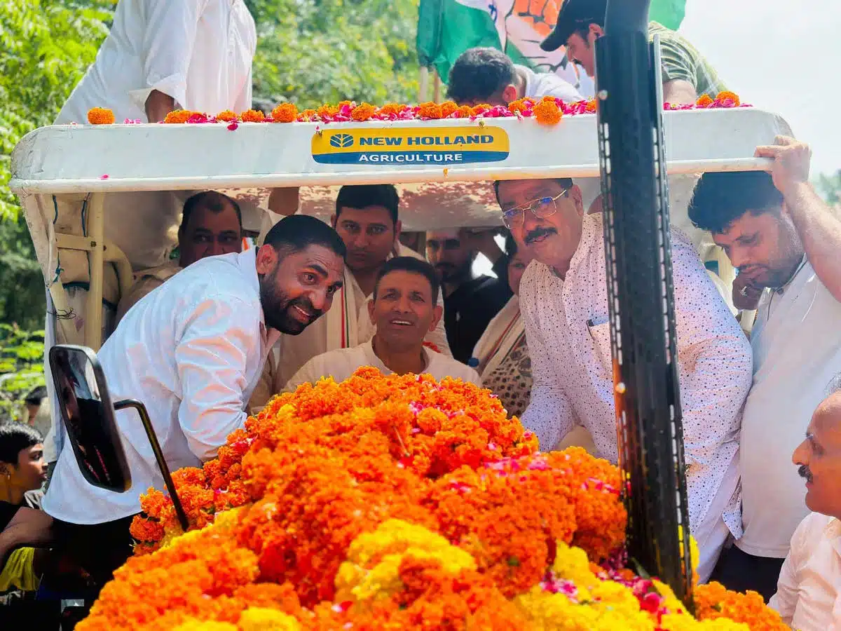 Congress takes out Kisan Nyay Yatra demanding MSP of soybean to be Rs 6000 per quintal in Madhya Pradesh