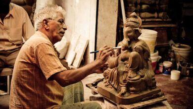 Eco friendly Ganesha idols are being prepared in the country for Ganesh Chaturthi