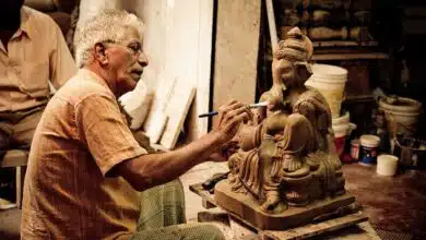 Eco friendly Ganesha idols are being prepared in the country for Ganesh Chaturthi