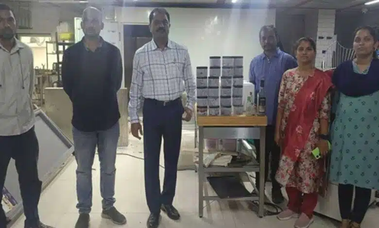 Excise department busted whiskey ice cream racket in Telangana