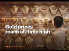 Gold prices reach all time high