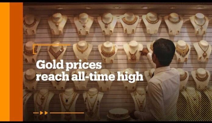 Gold prices reach all time high