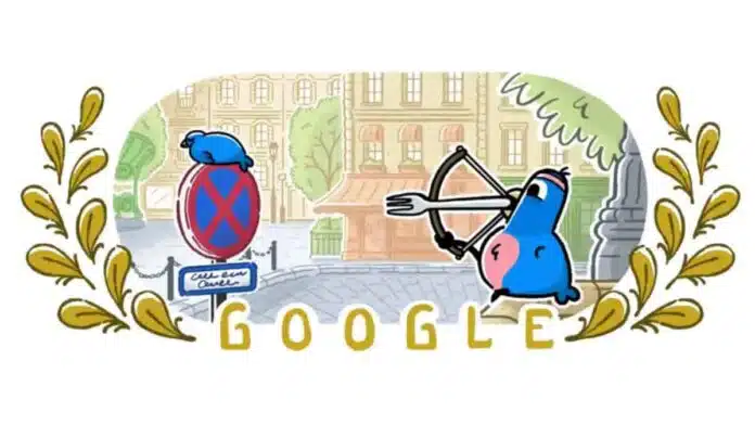 Google is celebrating the beginning of wheelchair tennis, created this funny doodle