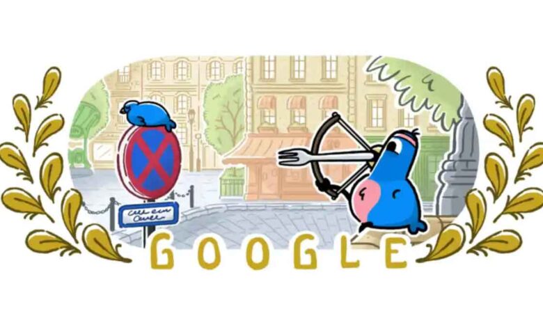 Google is celebrating the beginning of wheelchair tennis, created this funny doodle