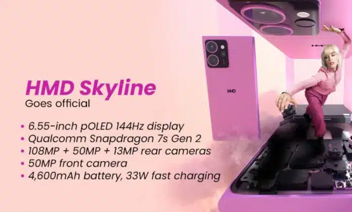 HMD Skyline with Snapdragon 7s Gen 2 SoC, 4,600mAh replaceable battery launched in India