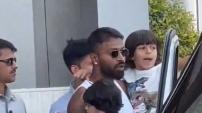 Hardik Pandya Reunites with Son Agastya After Natasa's Divorce