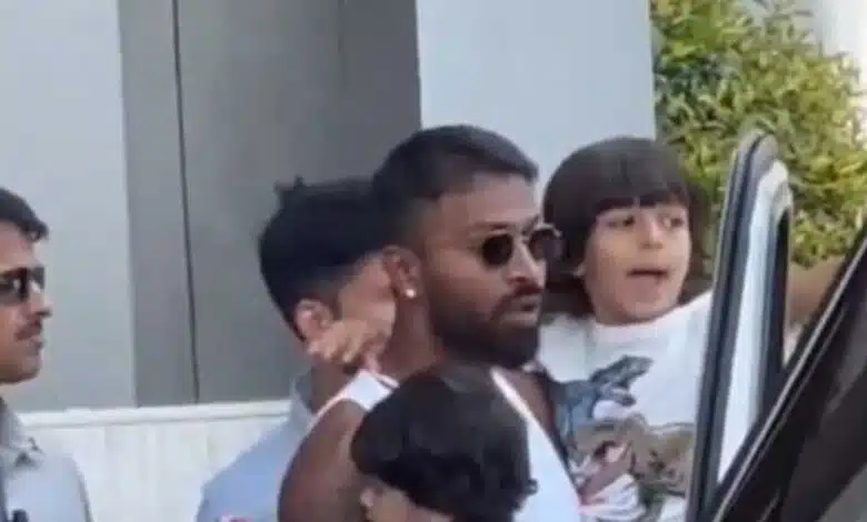 Hardik Pandya Reunites with Son Agastya After Natasa's Divorce