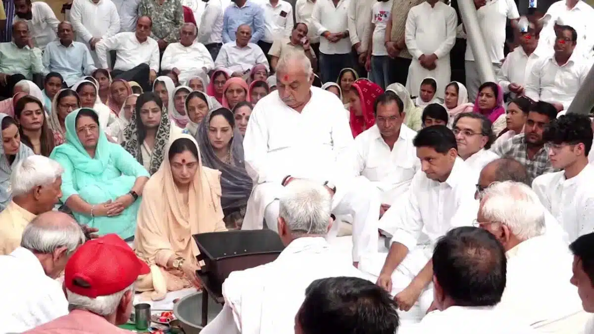 Haryana Assembly Elections Congress leader Bhupinder Singh Hooda will file his nomination