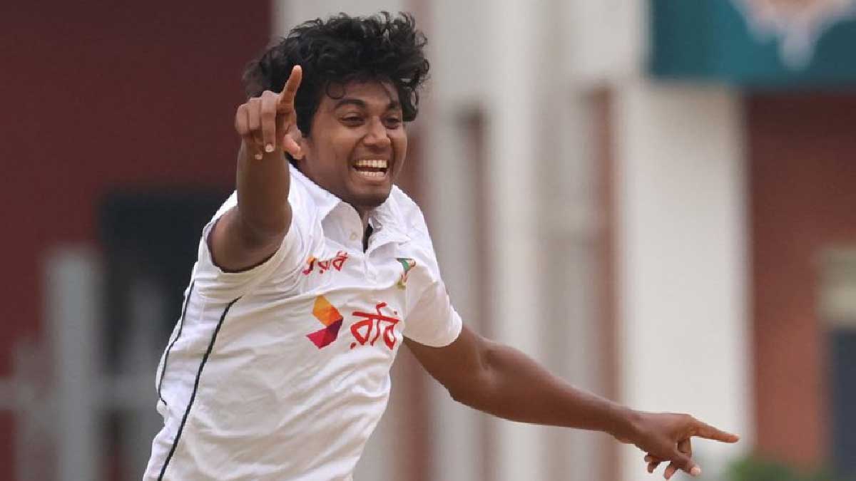 Hasan Mahmud Rising Bangladeshi pacer stuns India in Chennai Test!