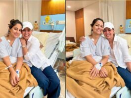 Hina Khan returns to hospital for chemotherapy, shares heartfelt photo.