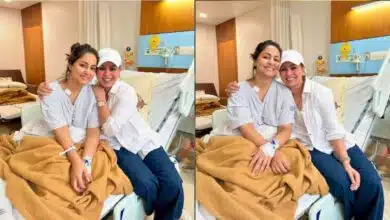 Hina Khan returns to hospital for chemotherapy, shares heartfelt photo.