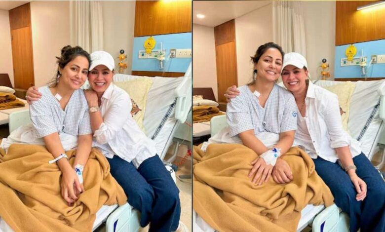 Hina Khan returns to hospital for chemotherapy, shares heartfelt photo.